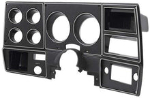 1978-80 Chevy, GMC Pickup, Blazer, Jimmy, Suburban; Dash Bezel; without AC; Black/Silver