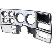 1978-80 Chevy, GMC Pickup, Blazer, Jimmy, Suburban; Dash Bezel; Black; w/o AC; Brushed Aluminum