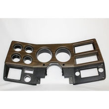 1975-77 Chevrolet C10, K10, Blazer, GMC C15, K15, Jimmy, Suburban; Dash Gauge Bezel; For Models With AC; Black with Silv