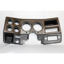 1975-77 Chevrolet C10, K10, Blazer, GMC C15, K15, Jimmy, Suburban; Dash Gauge Bezel; without AC; Black with Silver Trim 