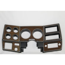 1978-80 Chevrolet C10, K10, Blazer, GMC C15, K15, Jimmy, Suburban; Dash Gauge Bezel; with AC; Woodgrain with Silver Trim