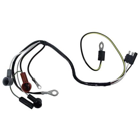 1965 Ford Mustang; V8; Alternator Wiring Harness; With Warning Lamps