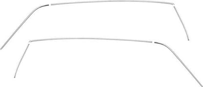 14388 - 1973-74 Nova, Apollo ,Omega, Ventura; Roof Drip Molding Set; 2-Door Coupe & Hatchback; 6 Piece Set