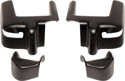 14641 - 1987-92 Camaro, Firebird; Upper Seat Belt Trim Set; Convertible; 4 Piece Set; Black