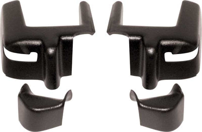 14641 - 1987-92 Camaro, Firebird; Upper Seat Belt Trim Set; Convertible; 4 Piece Set; Black