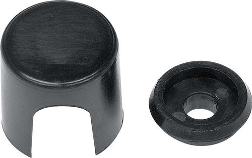 1964-75 Buick, Chevy, Olds, Pontiac; Alternator Cap and Retainer Set; Black