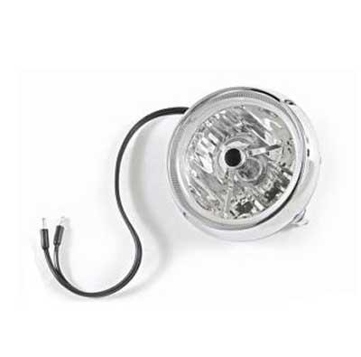 1964-67 Mustang; Custom Tri-Bar Fog Lamp Assembly; Clear Lens