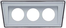 1966-67 Chevy II/Nova Billet Radio Delete Bezel Silver