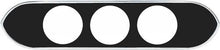 1962-65 Chevy II / Nova - Billet Radio Delete Bezel Black