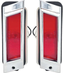 1968 Impala, Bel Air, Biscayne, Caprice; Rear Side Marker Lamp Assemblies; RH & LH; Pair