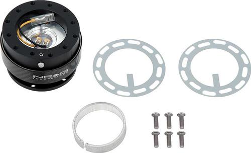 Black with Carbon Fiber Ring 6 Bolt Generation 2.0 Quick Release System