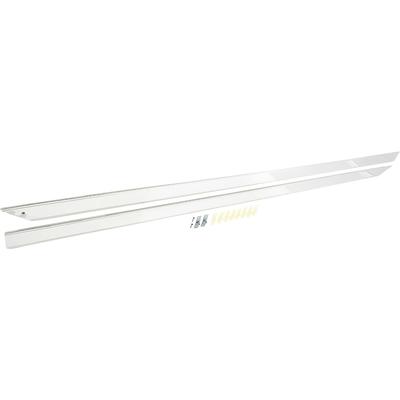 152991 - 1959-60 Chevrolet Impala; Rocker Panel Moldings; Stainless Steel; Pair; With Replacement Style Clips