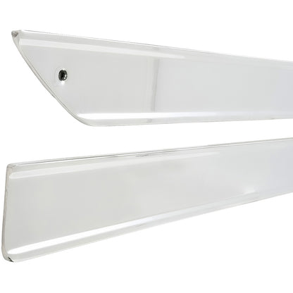 152991 - 1959-60 Chevrolet Impala; Rocker Panel Moldings; Stainless Steel; Pair; With Replacement Style Clips