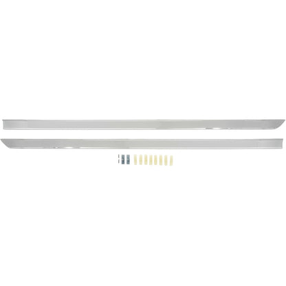 152992 - 1961 Chevrolet Impala; Rocker Panel Moldings; Stainless Steel; Reproduction; Pair