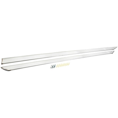 152992 - 1961 Chevrolet Impala; Rocker Panel Moldings; Stainless Steel; Reproduction; Pair