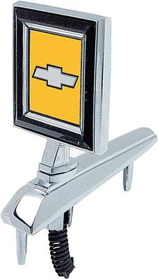 153428 - 1981-91 Chevy Pickup, Blazer, Suburban; Hood Ornament Emblem; with Hardware; GM Licensed