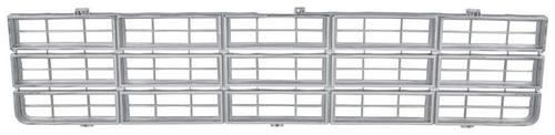 153433 - 1977-79 Chevrolet, GMC, Truck and SUV; Custom Chrome Grill; without Bow-Tie Emblem Provision