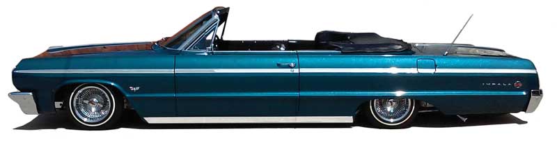 153446 - 1963-64 Impala / Fullsize Rocker Panel Moldings ; Custom