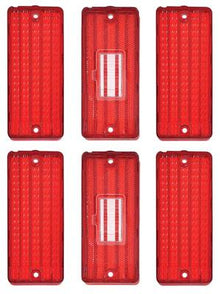 1970 Chevy Impala, Caprice; Tail Light Lens Set; 6 Piece Set; except Station Wagon