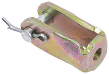 3/8"-24 Brake Pedal Clevis; Zinc Plated