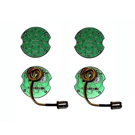 1963-67 Chevrolet Corvette; Sequential LED Tail Lamp Kit; 2 Panel w/o Backup