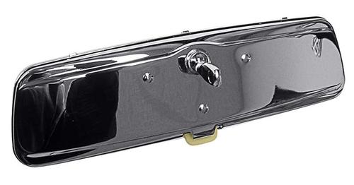 1954-56 Inner Rear View Mirror; Day/Night; Stainless; Loop Mount