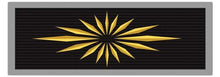 1965-66 Impala, Bel Air, Caprice; Seat Belt Emblem Set; Embossed; Starburst; Gold Starburst; Pair