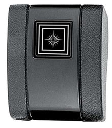 1966-67; GM Seat Belt Buckle Cover; Silver/Black Starburst Emblem; Various Models