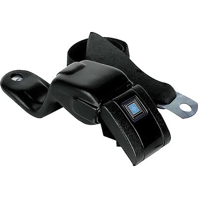 1967-69 Camaro, Firebird; Front Bucket Seat Belt Assembly; Standard Interior; Black
