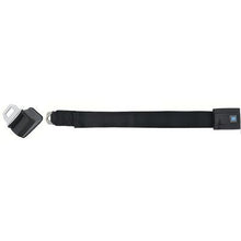 1968-72 Impala, Nova, Front Bucket Seat Belt Assembly; w/Retractor Standard; Black; LH