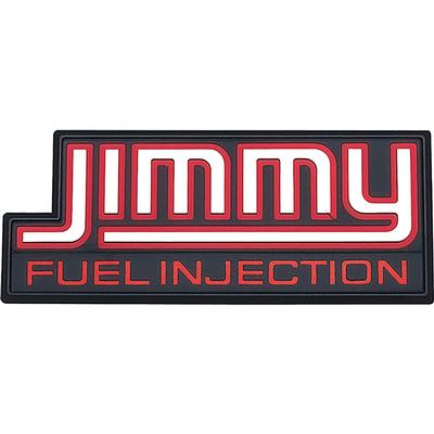 15616915 - 1989-91 GMC Jimmy; Tailgate Emblem; Jimmy Fuel Injection Nameplate