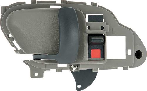 1995-2002 Chevy, GMC Pickup Truck, SUV; Inner Door Handle; Black Lever; Gray Housing; LH Drivers Door