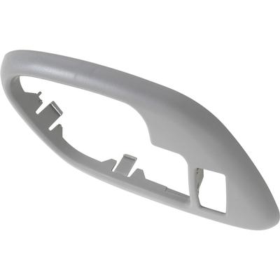 1995-2002 Chevy, GMC Pickup, SUV; Inner Door Handle Bezel; w/Power Lock Hole, Manual Window; Gray; LH Driver Door