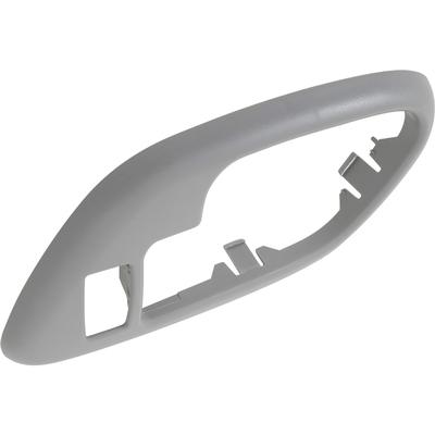 1995-2002 Chevy, GMC Pickup, SUV; Inner Door Handle Bezel; w/Power Lock Hole, Manual Window; Gray; RH Passenger Door