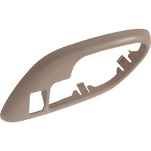 1995-2002 Chevy, GMC Pickup, SUV; Inner Door Handle Bezel; w/Power Door Lock Hole, Manual Window; Beige; RH Passenger Do