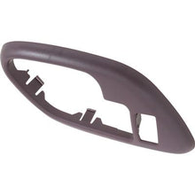 1995-2002 Chevy, GMC Pickup, SUV; Inner Door Handle Bezel; w/Power Door Lock Hole, Manual Window; Red; LH Drivers Door