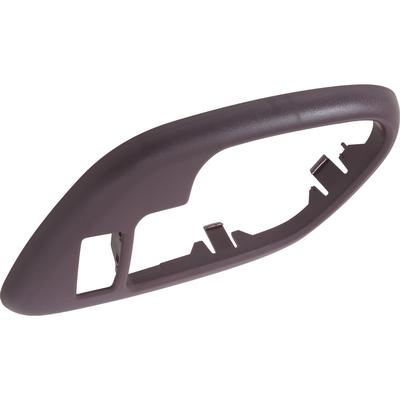 1995-2002 Chevy, GMC Pickup, SUV; Inner Door Handle Bezel; w/Power Door Lock Hole, Manual Window; Red; RH Passenger Door