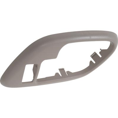 1995-2002 Chevy, GMC Pickup, SUV; Inner Door Handle Bezel; w/Power Door Lock Hole, Manual Window; Brown; RH Passenger Do