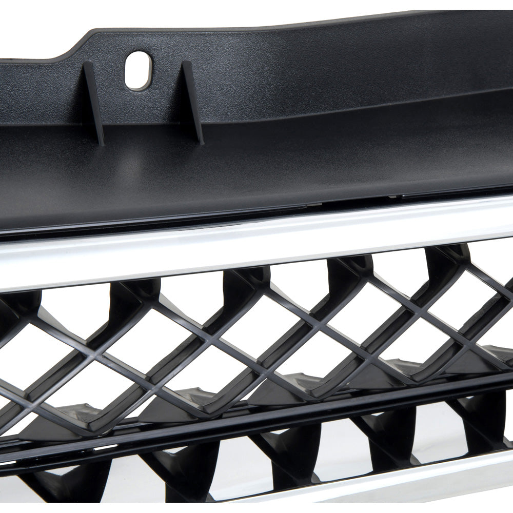 15835083 - 2007-14 Avalanche, Suburban, Tahoe; Upper Front Grill; Chrome Trim; Black Mesh Insert