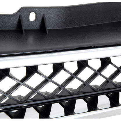 15835083 - 2007-14 Avalanche, Suburban, Tahoe; Upper Front Grill; Chrome Trim; Black Mesh Insert