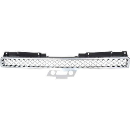 15944321 - 2007-14 Avalanche, Suburban, Tahoe; Upper Front Grill; Chrome Trim; Chrome Mesh Insert; Matte Black Details