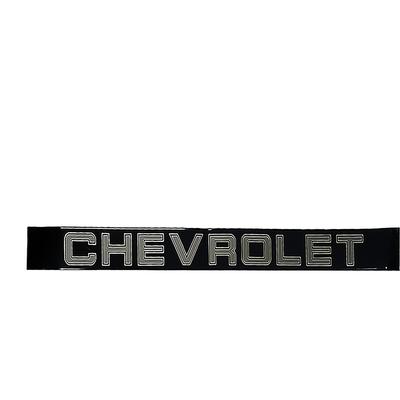 15976634 - 1987-93 Chevrolet S10 Pickup; Rear Tailgate Molding Emblem; Adhesive Backed; GM Licensed
