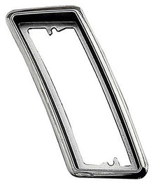 1970 Mustang; Front Side Marker Lamp Bezel; LH Driver Side
