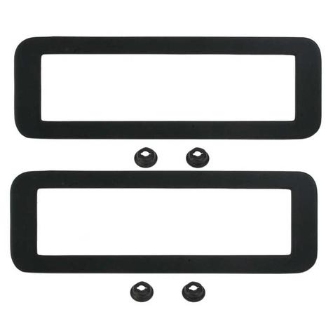 1971-73 Ford Mustang; Front Side Marker Lamp Bezels; Pair