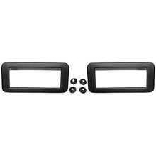 1971-73 Mustang; Rear Side Marker Lamp Bezel Set; Pair