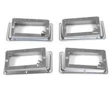 1971-77 Maverick, 191-77 Comet; Side Marker Lamp Bezel Set; Front & Rear; 4 Piece Set