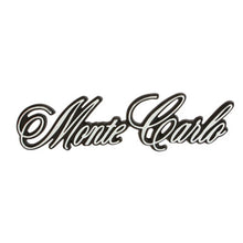 Trim Parts 1970-71 Chevrolet Monte Carlo Rear "Monte Carlo" Emblem W/Fasteners, Each - (1649)