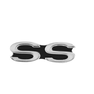 Trim Parts 1971 Chevrolet Monte Carlo "SS" Trunk Emblem W/Fasterners, Each - (1651)