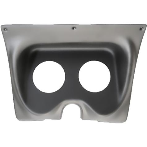 1967-68 Pontiac Firebird; 2-Gauge Dash Panel; 3-3/8" Holes; Black
