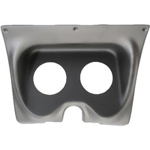 1967-68 Pontiac Firebird; 2-Gauge Dash Panel; 3-3/8" Holes; Black